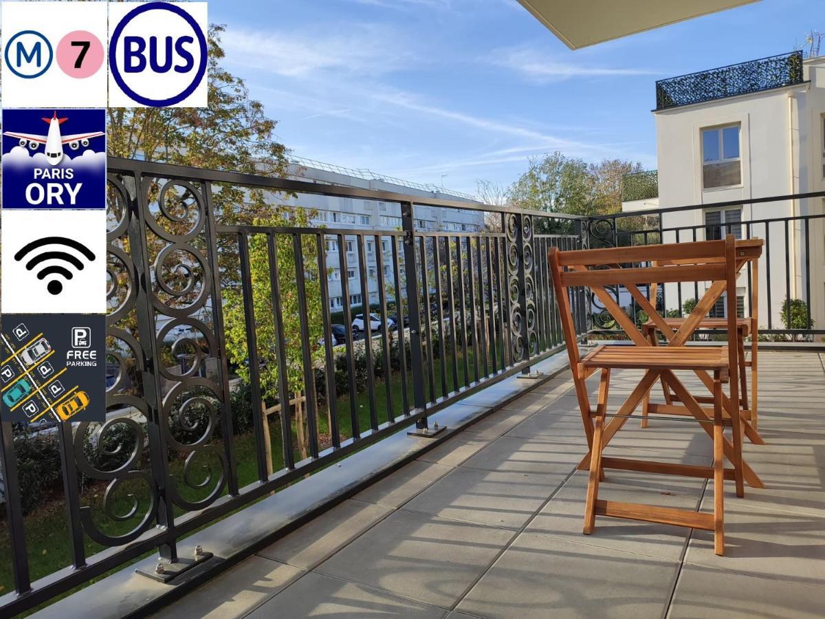 Chambre Privee Dans Un Nouvel Appartement Partage Pres De Paris Avec Parking Gratuit Chevilly-Larue Zewnętrze zdjęcie
